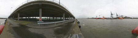 Panorama Columbuskaje Bremerhaven