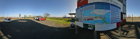 Panorama Containeraussichtsturm Bremerhaven
