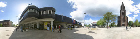 Panorama Fußgängerzone Bremerhaven