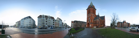 Panorama Hafenstraße Bremerhaven