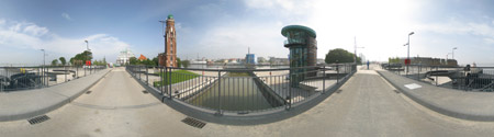 Panorama Schleuse Neuer Hafen Bremerhaven